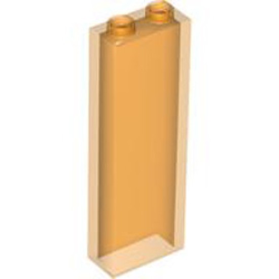 Brick 1x2x5 Transparent Bright Orange