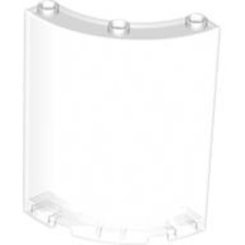Wall Element 4x4x6 Round Transparent