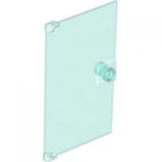 Glass Door for Frame 1x4x6 Transparent Light Blue
