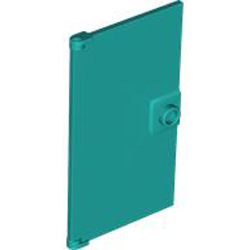 Glass Door for Frame 1x4x6 Bright Bluish Green