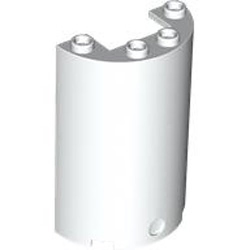 Wall Element Round 5x4x2 White