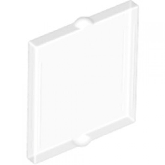 Glass for Frame 1x2x2 Transparent White (Clear)