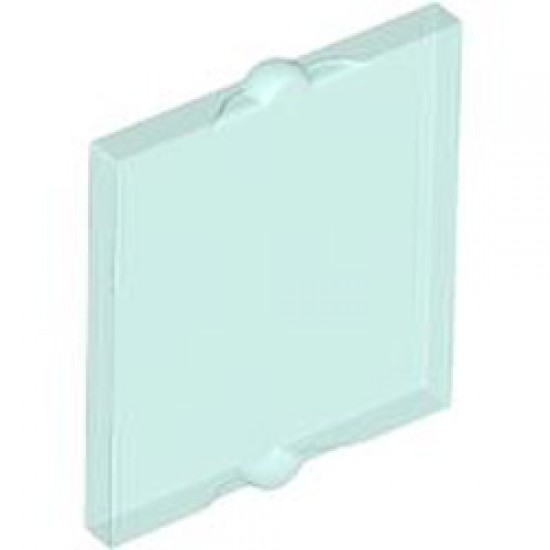 Glass for Frame 1x2x2 Transparent Light Blue