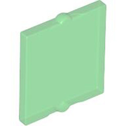 Glass for Frame 1x2x2 Transparent Green