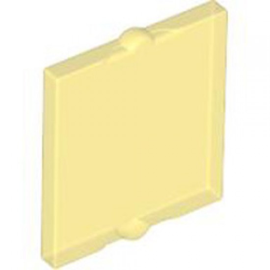 Glass for Frame 1x2x2 Transparent Yellow