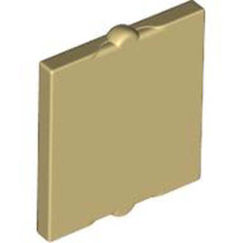 Glass for Frame 1x2x2 Brick Yellow