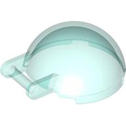 Cockpit 4x4x1 2/3 with Diameter 3.2 Shaft Transparent Light Blue