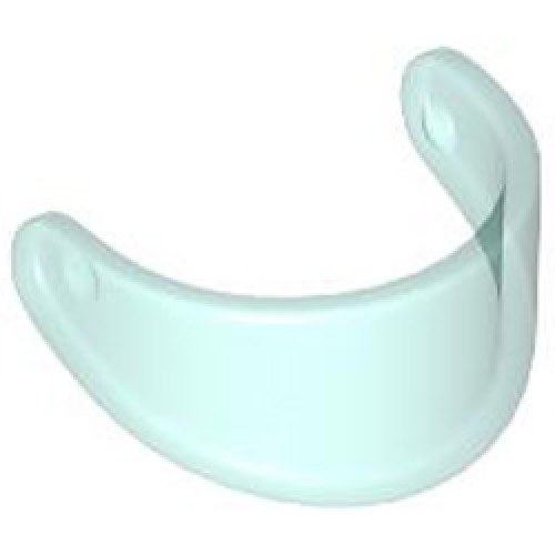 Mini Visor Transparent Light Blue