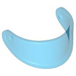 Mini Visor Transparent Blue