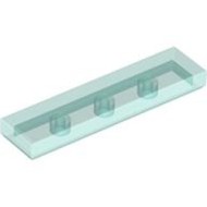 Flat Tile 1x4 Transparent Light Blue