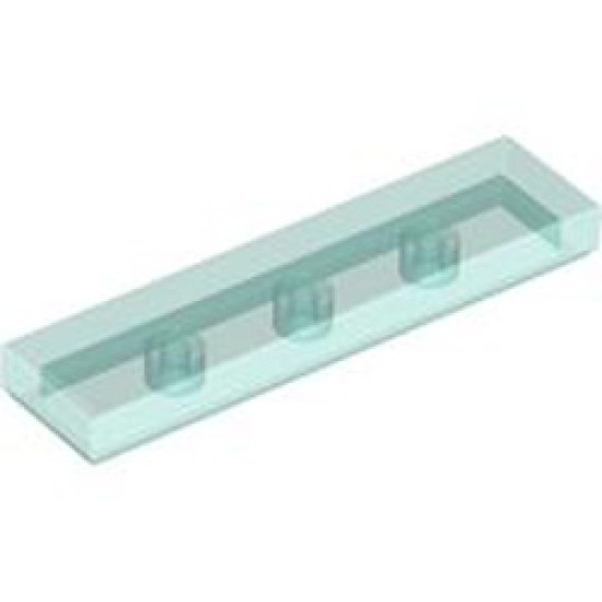 Flat Tile 1x4 Transparent Light Blue
