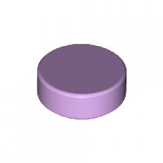 Flat Tile 1x1 Round Lavender