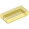 Flat Tile 1x2 Transparent Yellow