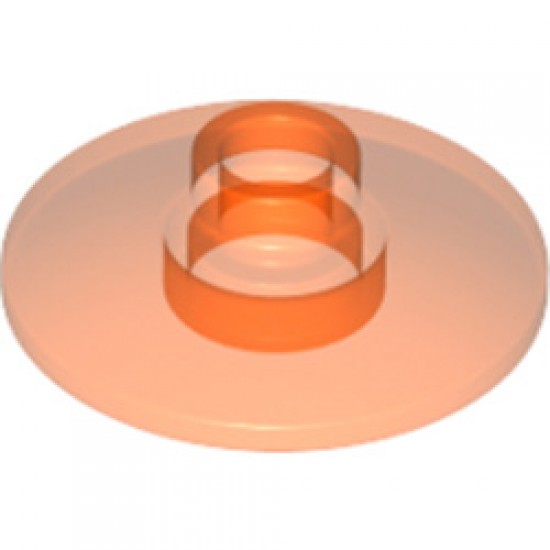 Parabolic Element Diameter 16 Transparent Fluorescent Reddish Orange