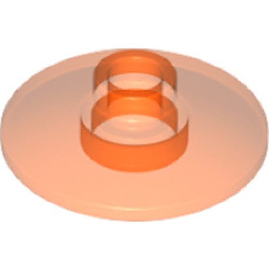 Parabolic Element Diameter 16 Transparent Fluorescent Reddish Orange