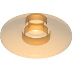 Parabolic Element Diameter 16 Transparent Bright Orange