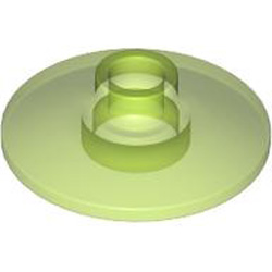 Parabolic Element Diameter 16 Transparent Bright Green