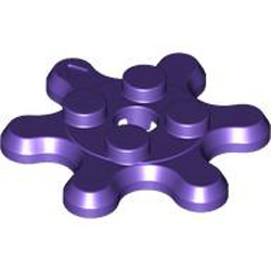 Gear Wheel 2x2 Z6 Medium Lilac