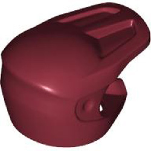 Mini Helmet Number 176 Dark Red
