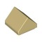 Roof Tile 1x1 Degree 45 without Knobs Brick Yellow