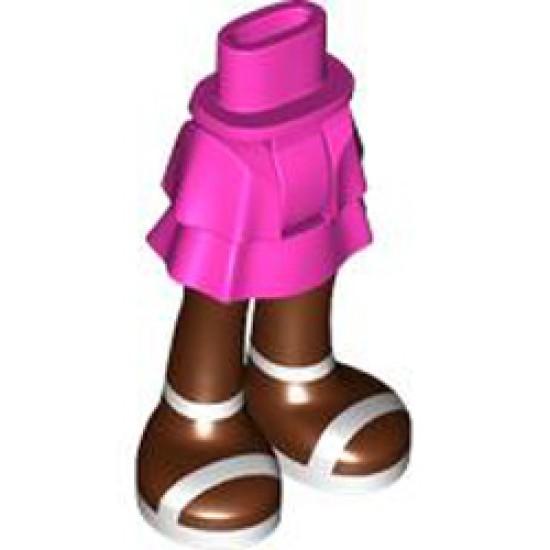 Skirt with Hip Number 233 Bright Purple