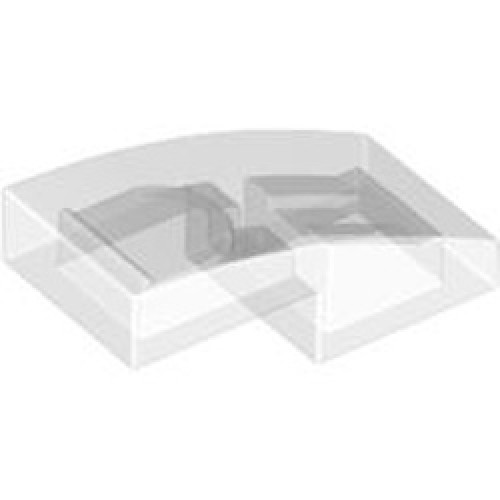 Plate with Bow 1x2x2/3 Transparent