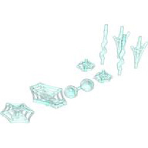 Mini Accessory Number 6 Transparent Light Blue