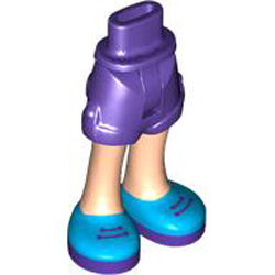 Shorts with Hip Number 15 Medium Lilac