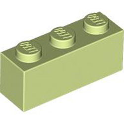 Brick 1x3 Spring Yellowish Green
