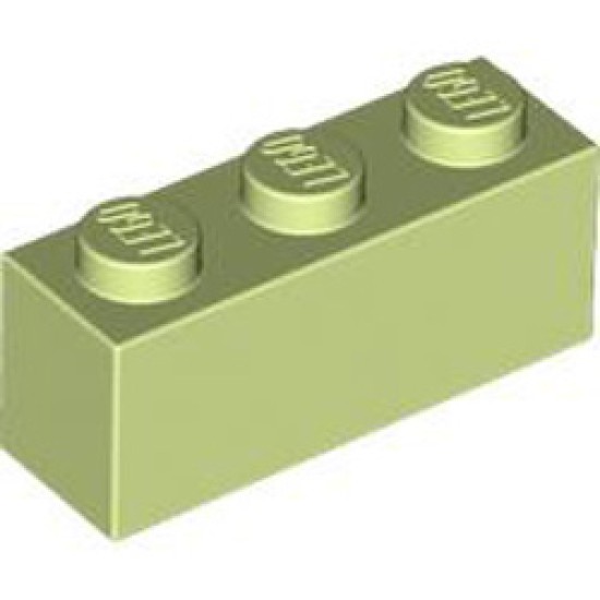 Brick 1x3 Spring Yellowish Green