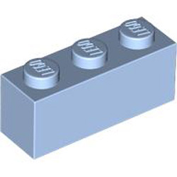 Brick 1x3 Light Royal Blue