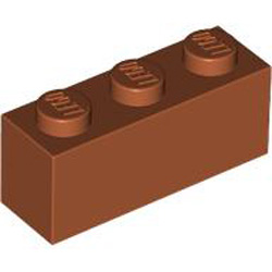Brick 1x3 Dark Orange