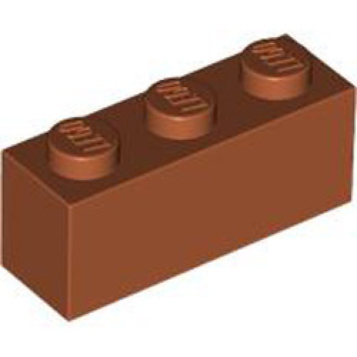 Brick 1x3 Dark Orange