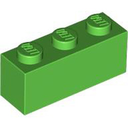 Brick 1x3 Bright Green