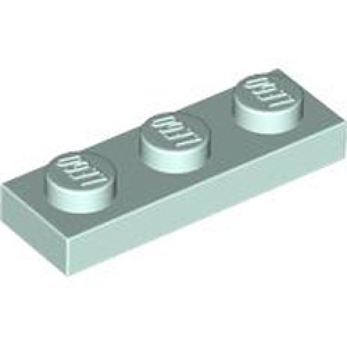 Plate 1x3 Aqua