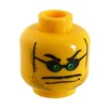 Mini Head Brickster Island Xtreme Stunts Bright Yellow