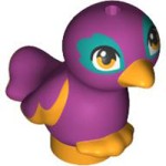 Bird with 1.5 Hole Number 5 Bright Reddish Violet