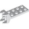 Plate 2x4 Across Hinge White