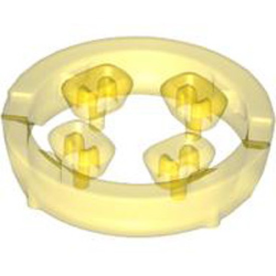 Diamond with 1.5 Shaft Transparent Yellow