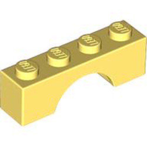 Brick with Bow 1x4 Cool Yellow