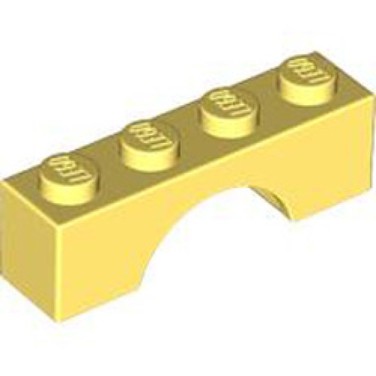 Brick with Bow 1x4 Cool Yellow