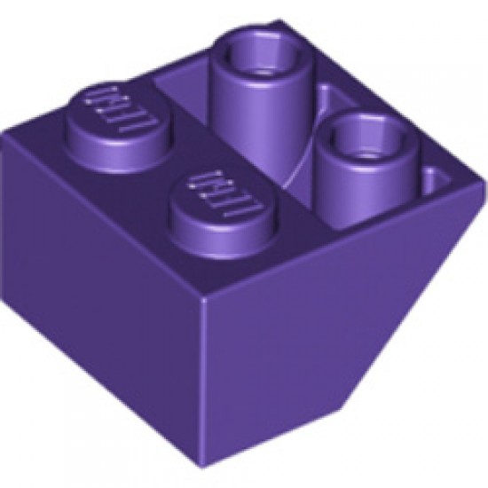 Roof Tile 2x2 / 45 Degree Inverted Medium Lilac