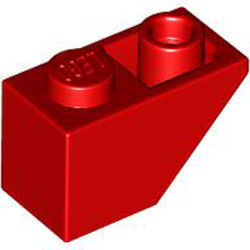 Roof Tile 1x2 Inverted Bright Red Roof Tile 1x2 Inverted Bright Red