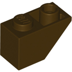 Roof Tile 1x2 Inverted Dark Brown Roof Tile 1x2 Inverted Dark Brown