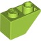 Roof Tile 1x2 Inverted Bright Yellowish Green