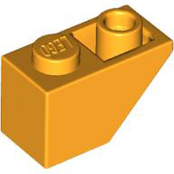 Roof Tile 1x2 Inverted Flame Yellowish Orange Roof Tile 1x2 Inverted Flame Yellowish Orange