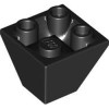 Roof Tile Corner Invert 2x2/45 Degree Black
