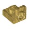 Plate 1x1 with 1.5 Plate 1x1 Upwards Warm Gold