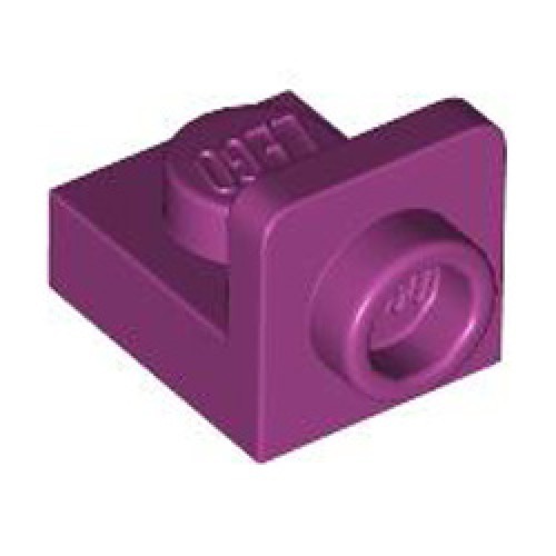 Plate 1x1 with 1.5 Plate 1x1 Upwards Bright Reddish Violet