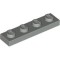 Plate 1x4 Light Grey